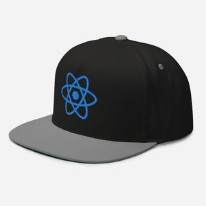 React Snapback, React Hat, React Javascript Cap, React Cap, React Hat