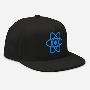 React Snapback, React Hat, React Javascript Cap, React Cap, React Hat