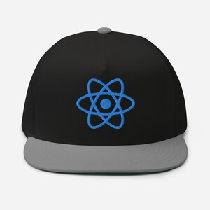 React Snapback, React Hat, React Javascript Cap, React Cap, React Hat