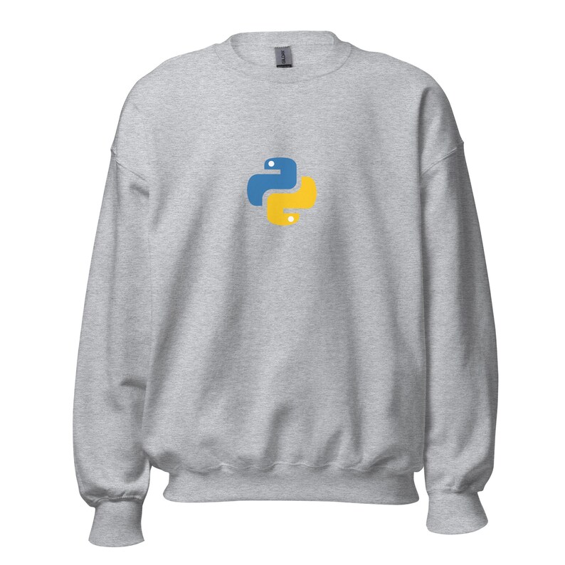 Python Sweatshirt, Python Coding Sweatshirt, Python Logo, Python