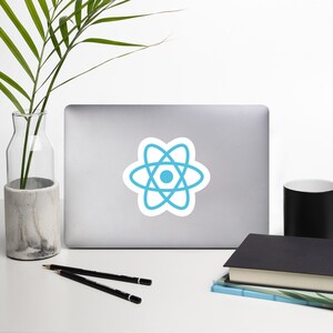 React Kiss-cut Sticker, JS React, React Logo Sticker - Etsy