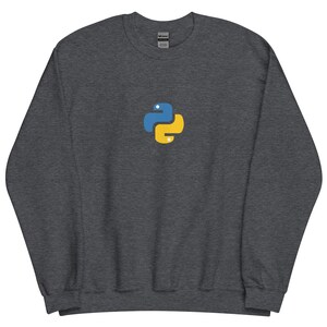 Python Sweatshirt, Python Coding Sweatshirt, Python Logo, Python