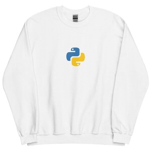 Python Sweatshirt, Python Coding Sweatshirt, Python Logo, Python