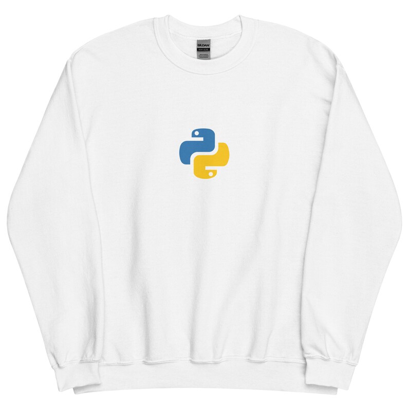 Python Sweatshirt, Python Coding Sweatshirt, Python Logo, Python