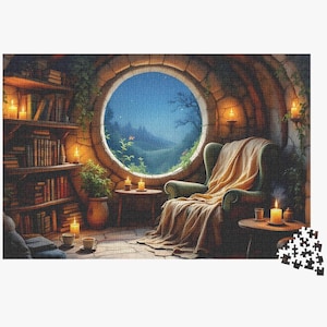 Rustic Cozy Study Room Jigsaw Puzzle - 1000 Piece Jigsaw Puzzle For Adults