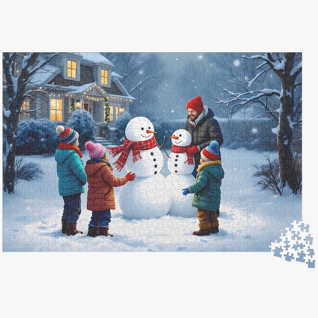 Christmas Candy Jigsaw Puzzle - 1000 Pieces For Adults, Santa Holiday Winter Scene (27.5x19.7 Inch) - View #12