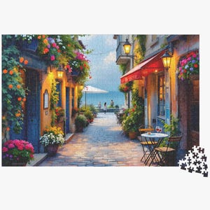 Street to the Sea Jigsaw Puzzle - 1000 Piece Jigsaw Puzzle For Adults
