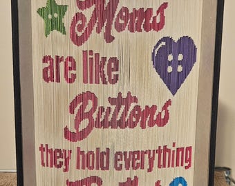 bookfolding pattern moms are buttons cut and fold