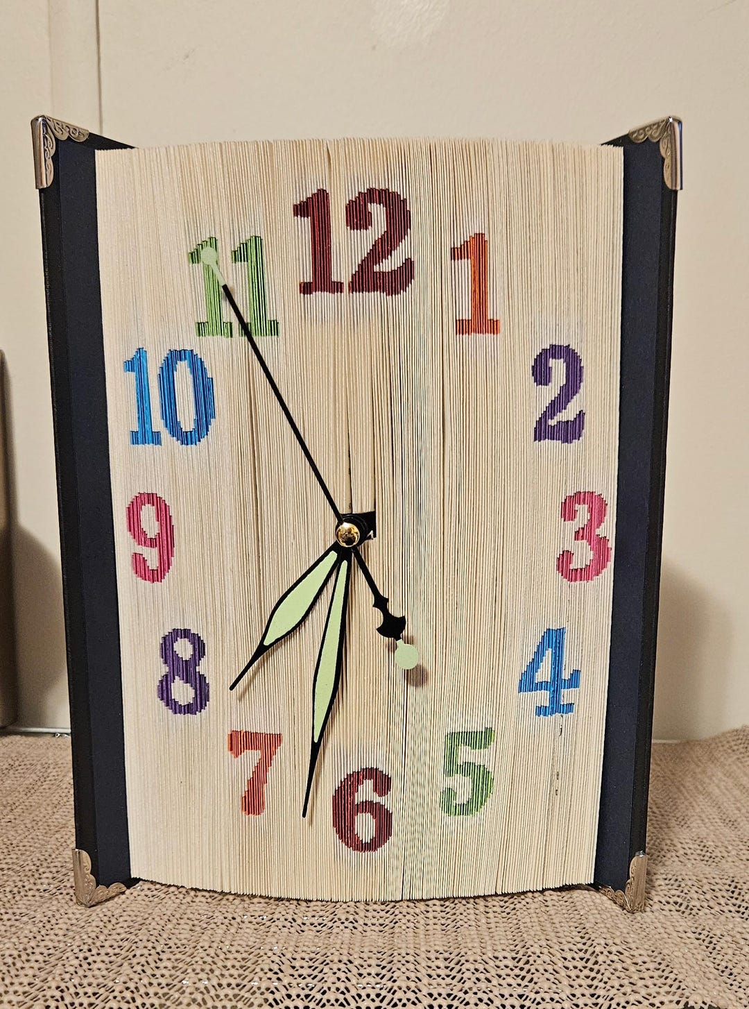 Cut and Fold Simple Clock - Etsy