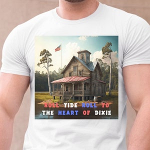 Heart of Dixie T-Shirt, I love Alabama, Alabama Pride, South Love, Stolz darauf, Alabamian zu sein, Staatssymbole, Alabama Heritage, Alabama