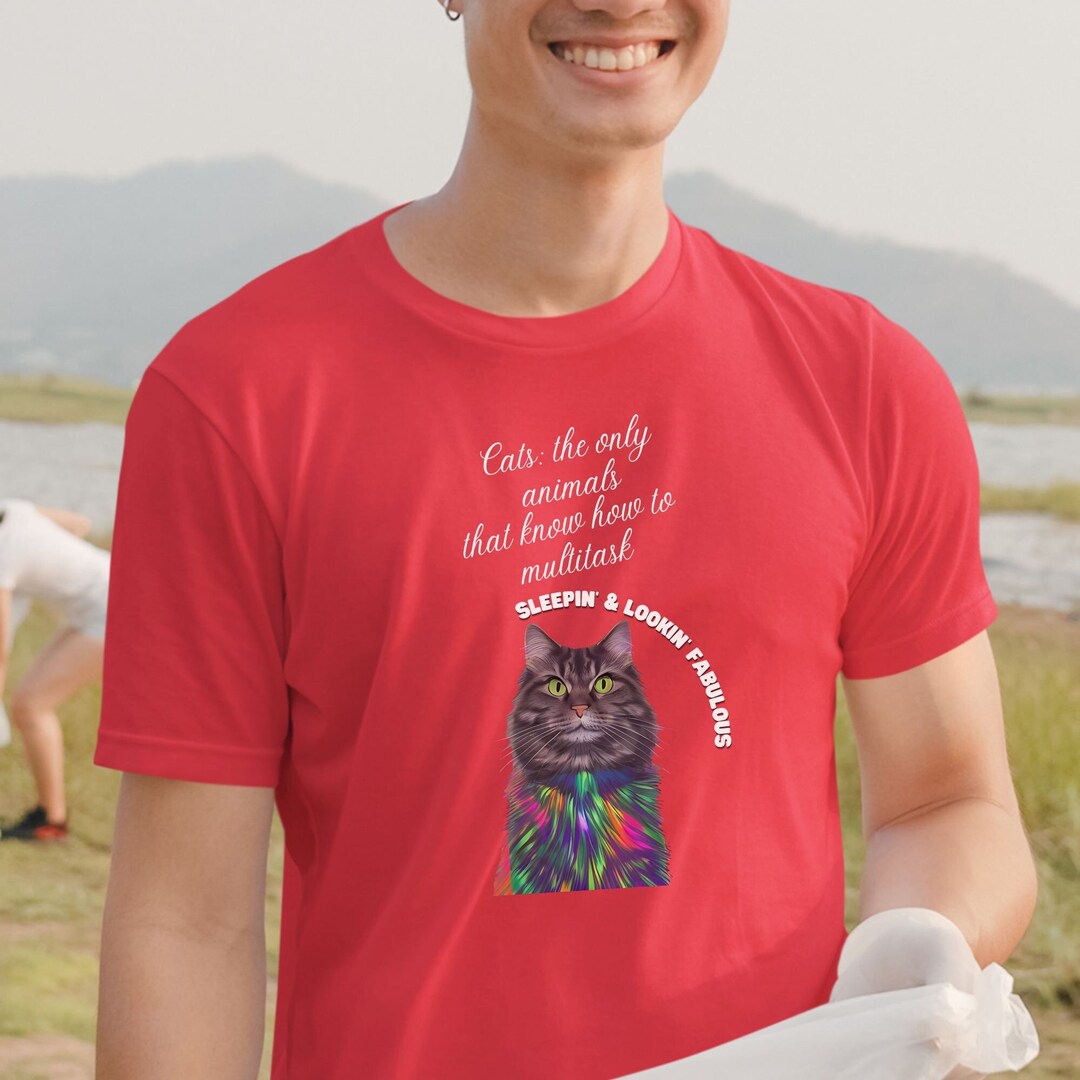 Cats Sleeping, Funny Cat Memes, Pet Humor, Animal Lover Apparel, Cat Quotes, Hilarious Pet