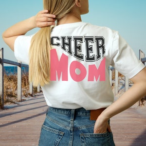 Cheer Mom Graphic Tee, Retro Graphic Tee, Cheer Shirt, Cheer Mom Shirt, Gift for Mom, Cheer Mom GIft, Mom Cheer Shirt