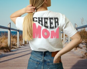 Cheer Mom Graphic Tee, Retro Graphic Tee, Cheer Shirt, Cheer Mom Shirt, Gift for Mom, Cheer Mom GIft, Mom Cheer Shirt
