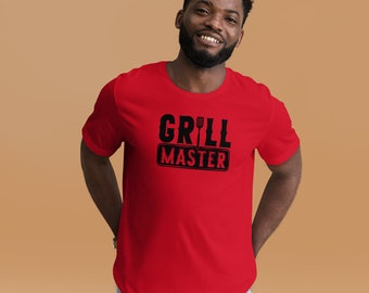 Grill Master - Camiseta suave para hombre