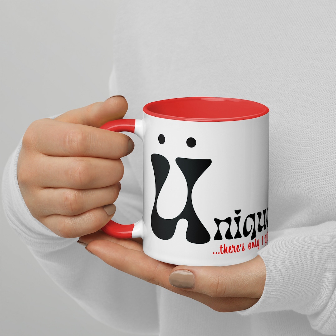 Unique...there's Only 1 YOU - - Colorblock Ceramic Mug - 6 Colors, 11 ...