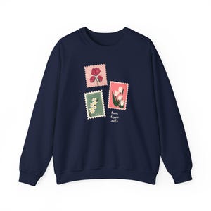 Kappa Delta Briefmarken Rundhals-Sweatshirt