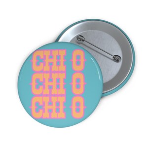 Chi Omega Western Pin Button