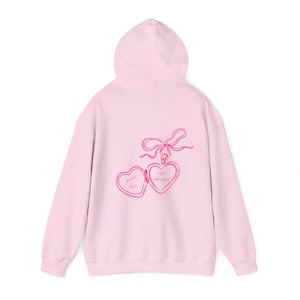 Chi Omega Heart Locket Hooded Sweatshirt