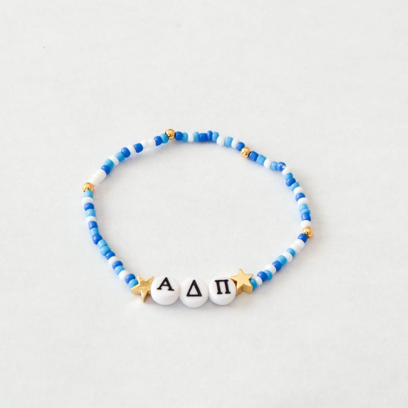 Alpha Deli Pi Beaded Pouch main image 0