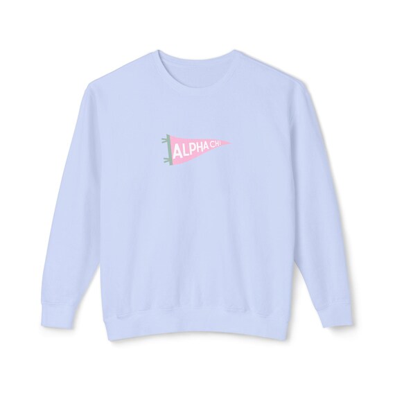 Pennant Flag Pennant Corded Sweatshirt Alpha Chi Omega Pennant