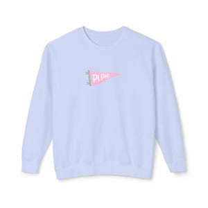 Pi Beta Phi Pennant Flag Lightweight Crewneck Sweatshirt