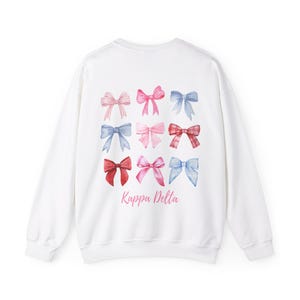 Kappa Delta Bow Rundhals-Sweatshirt