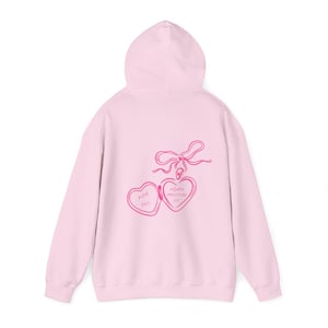 Alpha Omicron Pi Heart Locket Hooded Sweatshirt