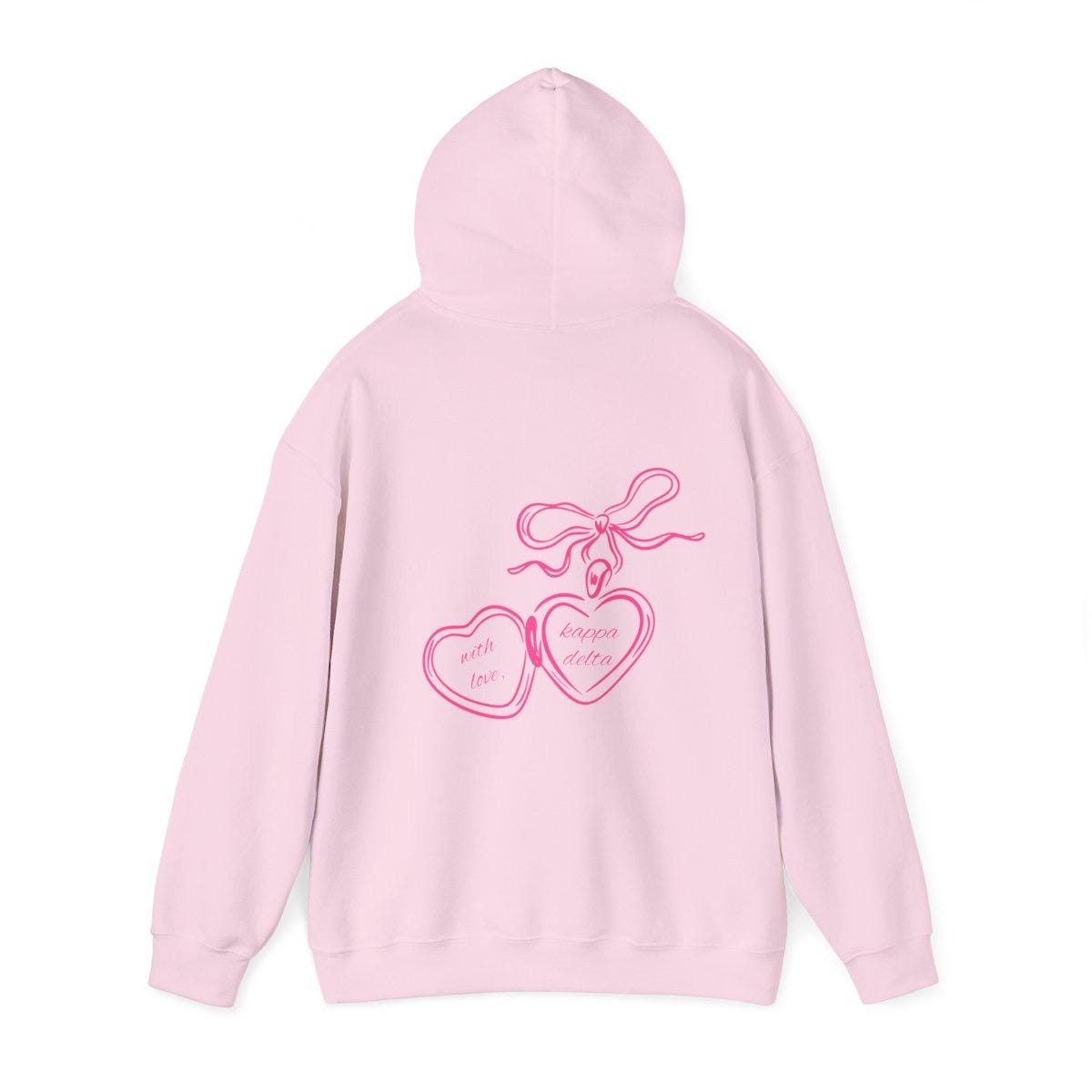 Kappa Delta Heart Locket Hooded Sweatshirt