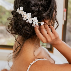 AZAELEA | Wedding Headpiece, Wedding Hair Comb, Bridal Hairpiece, Floral Bridal Hair Comb, Floral Wedding Hair Comb