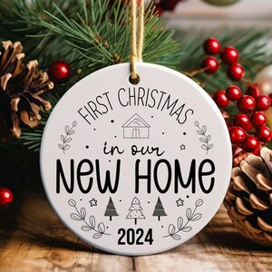 First Christmas Ornament, Couple Christmas Ornament, Christmas Ornament for Couples, New Home Christmas Ornament