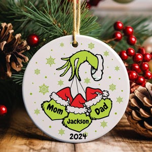 Christmas Family Ornament, Christmas Personalized Ornament, Personalized Christmas Gift, Christmas Ornament, Personalized Ornament