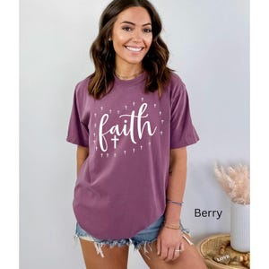 Faith Shirt, Faith T-shirt, Motivational Christian Shirt, Religious Gifts, Church Shirt, Christian Shirt, Gift for Jesus Lover