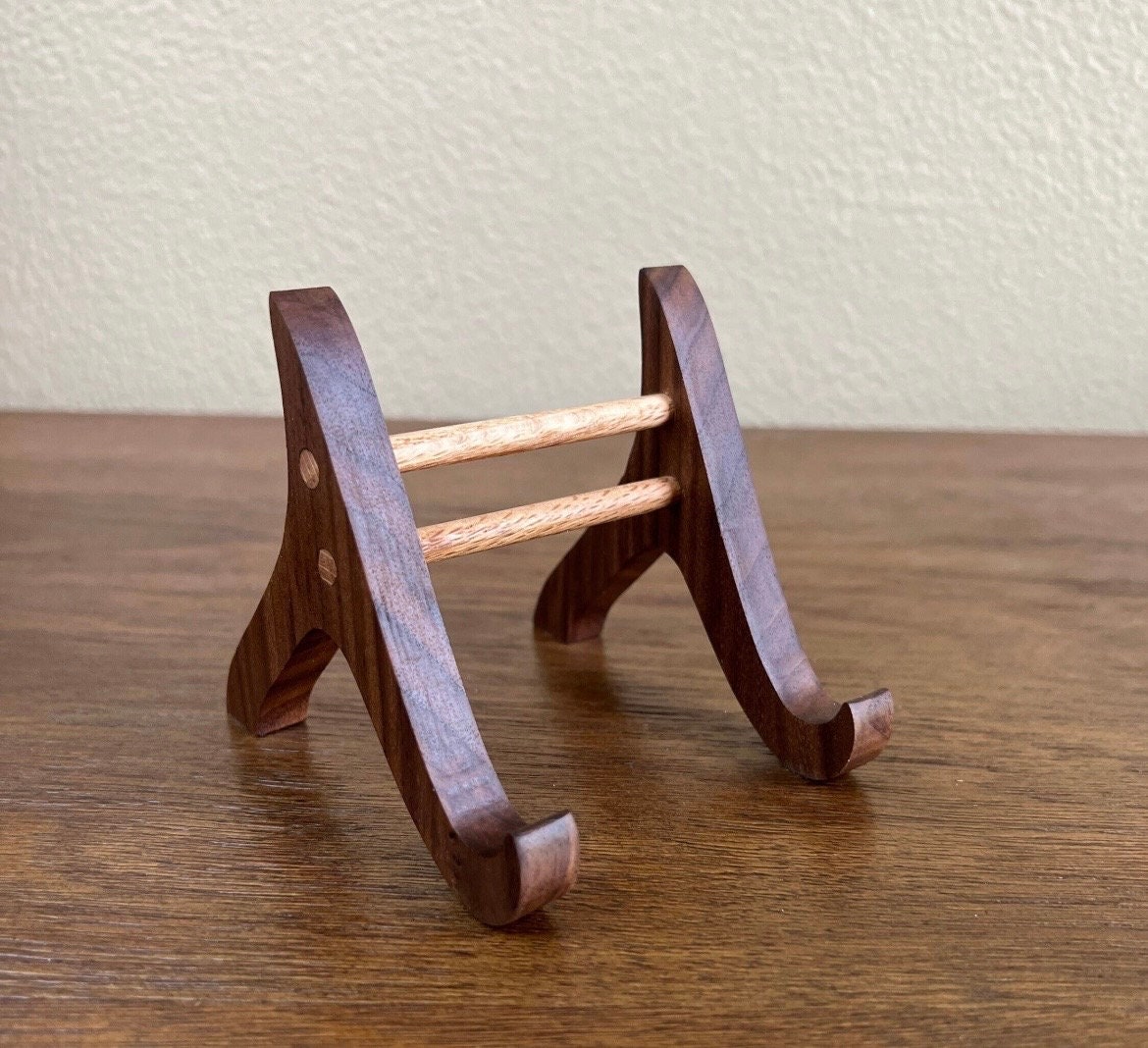 Wooden plate holders for display sale