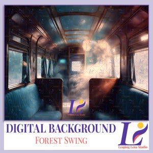 Wizard Train Car 03, Digital Background, Fantasy, Composite, Wizard, Train, Photography