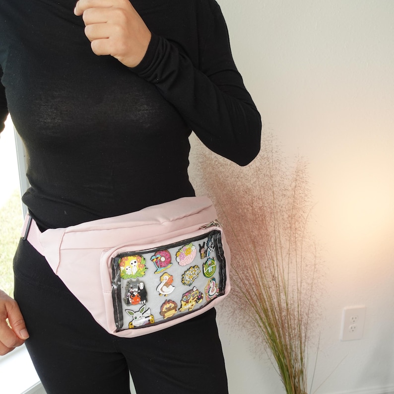 Waist ita bag purse Fanny pack Festival pack Travel bag Small itabag hip bag. image 2