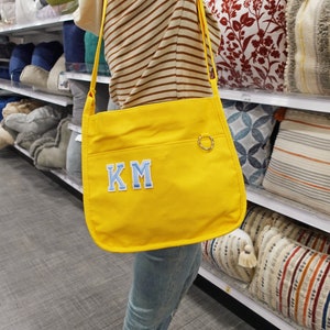 Sac à bandoulière japonais personnalisé en toile, sac unisexe, sacs à bandoulière mignons de taille moyenne, sac à provisions.