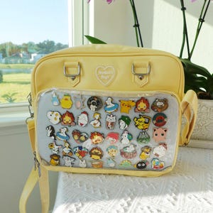 Große Ita Bag Crossbody mit Einsatz, Anime Ita Bag, Ita Umhängetasche, Fenstertasche, Pin Display Bag, Pin Geldbörse, Itabag, Itabag , Umhängetasche ita Bags