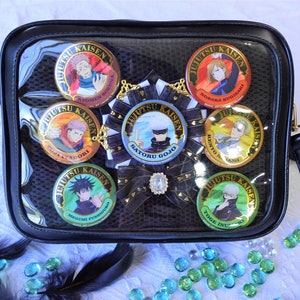 Crossbody Ita Bag, Pin Display Bag, Itabag, Window Bag, Pin Cross body Purse.