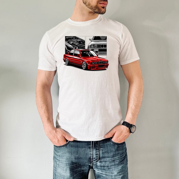 BMW E30 German Foreign Cars Men s Graphic T shirts Father s Day Gift Christmas Gift Etsy UK