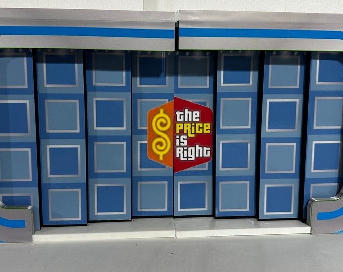 Slide Open Price is Right Doors Current Ver - 6.5 inches high x 10.5 total inches wide - www.facebook.com/AandM3DPrints/ www.makngames.com
