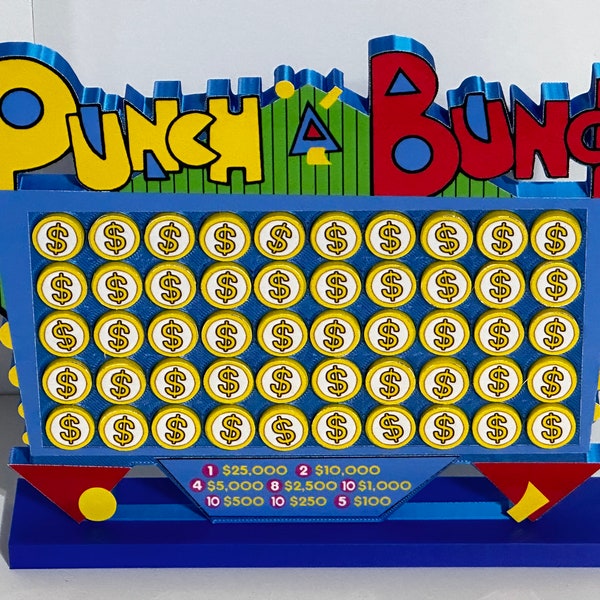 The Price is Right "Punch a Bunch" Pricing Game - www.facebook.com/AandM3DPrints/