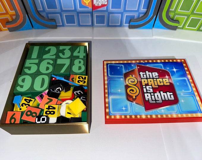 The Price is Right storage box - box is roughly 6 inches x 4.5 inches - www.facebook.com/AandM3DPrints/ www.makngames.com