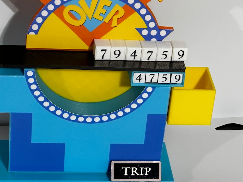 The Price is Right push Over Pricing Game 8 Inches High X 6 Inches Wide