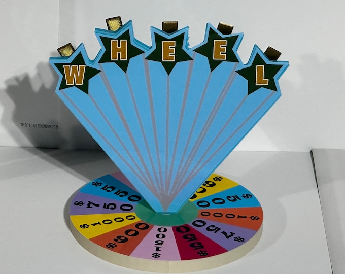 Wheel of Fortune BONUS ROUND Podiums - www.facebook.com/AandM3DPrints/ www.makngames.com