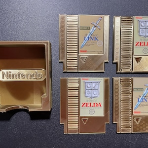 NES 任天堂 リンクの冒険 - 10 cm x 9 cm x 4 mm - ゼルダの伝説 ゴールドコースター www.makngames.com