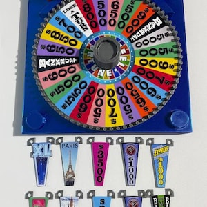 Wheel of Fortune Board Game Spinner Upgrade - www.facebook.com/AandM3DPrints/ www.makngames.com