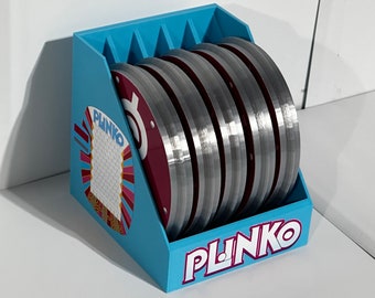 Price is Right Plinko Chips - 5 in. diameter and are about 3/4 of an inch thick - www.facebook.com/AandM3DPrints/ www.makngames.com