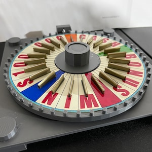 Wheel of Fortune The ORIGINAL BONUS ROUND Wheel -  6.73 inches across- www.facebook.com/AandM3DPrints/ www.makngames.com