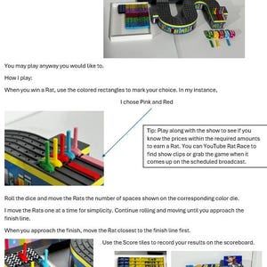 Price is Right "rat Race" Game - 9 In. Long X 5 In. Wide X 2 in Tall