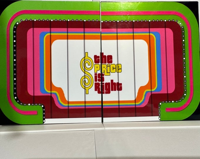 The Price is Right Big Doors 1975 -  6.5 inches high x 10.5 total inches wide - www.facebook.com/AandM3DPrints/ www.makngames.com